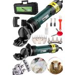 Sheep Clipper Alman 9800 W Hard Çift Metal Şanzıman Koyun Keçi Kırkım Makinesi Ağır Hizmt Devir Ayarlı Bakır Sargı