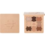 Sheglam Jazy Jigsaw Göz Farı Paleti – 8 Nude Ton, Kremsi & Uzun Kalıcı - Hued in Nude