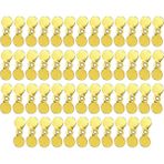 Shekel 50PIECES/SET Fishing Pervane Bıçağı Dengeli Dayanıklı Sağlam Zarar Vermeyen Altın L (Yurt Dışından)