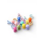 SHEKER HOME Kız Çocuk Ve Kız Bebek Ayıcık Candy Lastik Toka Seti - 6 Adet