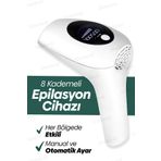Sheland Pro Ipl Lazer Epilasyon Tüy Alma Cihazı 8 Kademeli 900.000 Atım