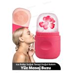 Sheland Pro Temizleme Fırçalı Ice Cube Buzlu Yüz Masajı Gua Sha Face Roller Doğal Cilt Bakım Aleti