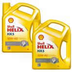 Shell Helix Hx5 10W-40 Benzinli Ve Dizel Araç Motor Yağı 2 X 4 Litre