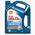 Shell Helix HX7 5W40 Sentetik 4 lt Motor Yağı