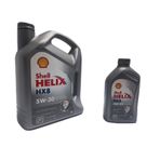 Shell Helix HX8 5W-30 Tam Sentetik Motor Yağı 1 L + 4 L