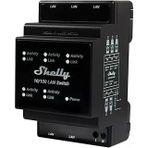 Shelly Lan Switch | Din Rayı Için Ethernet Ağ Anahtarı (10/100 Mbps) | 5 Rj45 Bağlantı Noktası | 110 V - 230 V | Ek Adaptör Gerekmez | Kolay Kurulum | Tak Çalıştır