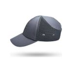 Shelter Fileli Gri Spor Model Darbe Emici Baret Şapka