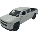 Shem 1:38 Metal Çek Bırak Araba 2017 Chevrolet Silverado 43750D - Beyaz