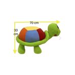 Shem Renkli Tosbik Sevimli Dev Boy Kaplumbağa Peluş 70 Cm