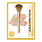 SheMask Allık ve Pudra Fırçası – Premium Profesyonel Makyaj Fırçası, Yumuşak Kıl, Doğal ve Pürüzsüz Uygulama