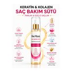 SheMask Keratin Saç Bakımı Saç Bakım Sütü Onarıcı Besleyici Saç Proteini Keratin Sütü Saç Bakım Spreyi Kolajenli Keratin Bakım Saç Keratini İşlem Görmüş Yıpranmış Saç Bakım Seti Saç Bakım Ürünleri