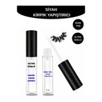SheMask Kirpik Yapıştırıcı Siyah Profesyonel Takma Kirpik Tutkalı Suya Dayanıklı Güçlü Tutuş Hızlı Kuruyan