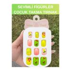 SheMask Takma Tırnak Çocuk Kız Çocuk Oyuncak Kendinden Yapışkanlı Takma Tırnak Seti Çocuklar İçin Takma Tırnak Protez Tırnak Seti Tırnak Süsü Takma Tırnak Aksesuarı Renkli Tırnaklar Takma Tırnak Aksesuarı