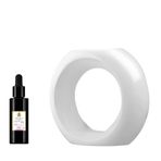 Shemsa Naturals Seramik Buhurdanlık Seti (Beyaz Seramik Buhurdanlık + Purefume Sweet Home 30 ml)