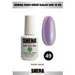 Shena Kalıcı Oje Kedi Gözü 15 ml - 49 Koyu Metal Mor - Cay Eye Uv/led Gel Polish ❤ From Dubai
