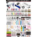 Shena Kalıcı Oje - Protez Tırnak Elit Salon Seti 1 (FREZE-UV-TOZ ALMA | 20Lİ OJE - BUILDER JEL | AKSESUAR)