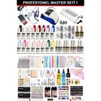 Shena Kalıcı Oje - Protez Tırnak Master Seti 1 (FREZE - UV - TOZ ALMA | OJE - BUILDER JEL | AKSESUAR)