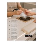 Shena Protez Tırnak Toz Toplama Makinesi Masa İçi 80W - Ekstra Güçlü Vakum, Masaya Entregre Toz Çekme Makinası