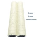SHENGOCASE Kedi Ağacı Kulesi Aksesuarları Yedek Direk 17,7 "L, Ø 3,15" M10 Cıvatalı Kutup, DIY Kedi Tırmalama Direği Direği