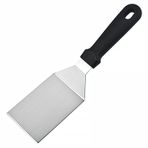 Shengxi Burger Spatula Profesyonel Izgara Spatulası Plastik Saplı Paslanmaz Çelik Spatula Izgara Plancha Teppanyaki Izgara Plakası veya Ateş Varili için