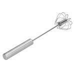 shenruifa Yumurta Çırpıcı Yarı Otomatik El Mikseri Paslanmaz Çelik Küçük Yumurta Çırpıcı El Mikseri Yumurta, Soslar, Milkshake, Kremler, Eklentiler için Ergonomik Saplı (25,4 cm / 10 inç)