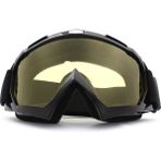 Shenzhen Xin Xin Sıçrama Gökleri Rüzgarlık Dönüştürücü Motor Goggles (Yurt Dışından) - Sarı - XL