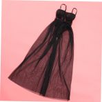 SHERCHPRY 1 Bilgisayar spagetti askılı elbise beyaz şık elbise kadınlar için elbise üstleri kolsuz siyah elbise polyester tül etek moda ince etek Direk nakliye uzun etek Bayan giyimi