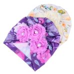 SHERCHPRY 2 Adet Şapka Çocuklar Için Kaporta Bebek Kap Yenidoğan Hastane Kap Bebek Müslüman Kaput Yürümeye Başlayan Çocuk Kaputu Kreş Bere Kap ılık Yeni Doğan Atkı Polyester Pamuk Batı Tarzı