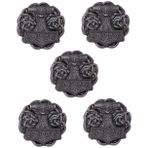 SHERCHPRY 2 adet Viking kemer tokası kemer tokası erkekler için erkek kemer tokası erkek aksesuarları erkek aksesuarları Hebillas, Silverx5 adet, 7.6X7.5CMx5pcs
