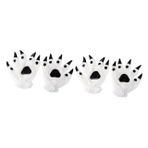 SHERCHPRY 2 çift hayvan eldiven hayvan pençe eldiveni hayvan eldiven kürklü pençe eldiveni pençe hayvan eldiveni hayvan Cosplay eldiven, Whitex2 adet, 22×14cmx2pcs