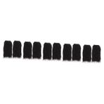 SHERCHPRY 2 çift tayt çorap kürklü bacak isıtıcı bulanık ayakkabı kapak kadın kış çorap yüksek bacak ısıtıcıları bacak, Blackx5 adet, 36X23CMx5pcs