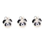 SHERCHPRY 3 Parça araba anahtarı tutucu çocuklar için anahtarlık araba anahtarlık hayvan anahtarlıklar Peluş anahtarlık peluş panda anahtarlık çocuklar çanta aksesuarları kürk Omuz Çantaları