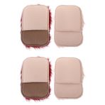 SHERCHPRY 4 Adet Ayakkabı Temizleme Bezi Ayakkabı Cilası Fırçaları Önyükleme Cilası Bezi Mikrofiber Toz Alma Eldiveni Ayakkabı Parlatıcı Kumaş Peluş Ayakkabı Eldivenleri Bakım Temizlik Bezi