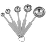SHERCHPRY 5 Adet dereceli ölçü kaşığı şeker kepçe kahve ölçü kaşığı sıvı çay kaşığı hediyesi kaşıklar kahve konsantresi metal ölçü kapları yemek kasigi manyetik Paslanmaz çelik