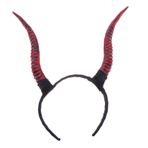 SHERCHPRY Antilop Kırmızı Boynuzlu Headdress kızlar için kostümler hayvan bandı halloween costume cadilar bayrami kostumu saç kurdeleleri Cadılar Bayramı şapkaları cadılar bayramı saç çember