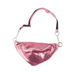 SHERCHPRY Seyahat Makyaj Çantası Bag Travel Toiletry Bag Pack Zipper Fashion Pu Sequins Chic Waist Casual Fanny Outdoor Sports For Bag Womens Waist Women Kadınlar Için Tuvalet Çantası