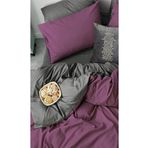 Sheri Home Basic Çift Kişilik 1 Adet Nevresim Mürdüm88(Yorgan Kılıfı)200 Cm X 220 Cm, Malzeme: %100 Pamuk.