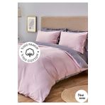 Sheri Home Basic Gül Kurusu Koyu Gri Nevresim Takımı Çift Taraflı Çift Kişilik
