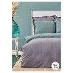 Sheri Home Basic Petrol Antrasit Cift Tarafli Tek Kisilik Nevresim Takimi