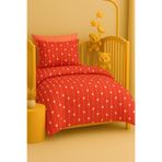 Sheri Home Bebek Hassas Ciltleri için Pamuklu ve Nefes Alabilen Nevresim Takımı