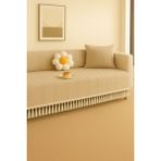 Sheri Home Berlina Koltuk Örtüsü Kaymaz Kumaş Özelliği | Koltuk Şalı 180 x 200 cm PIKE8882199 - Bej