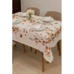 Sheri Home Ham Kumaş Kırçiçek Desenli Masa Örtüsü – %100 Pamuk