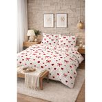 Sheri Home Lastikli Çarşaflı Nevresim Takımı Çift Kişilik YENİMODELTY26565544