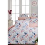 Sheri Home Rose Çift Kişilik 1 Adet Nevresim (YORGAN KILIFI)200 Cm X 220 Cm, Mavi Malzeme: %100 Pamuk.
