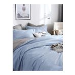 Sheri Home Sheri Blue Çift Kişilik 1 Adet Nevresim (Yorgan Kılıfı)200 Cm X 220 Cm, Malzeme: %100 Pamuk.