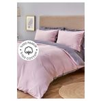 Sheri Home Tekstil Çarşaflı Nevresim Takımı Tek Kişilik Gri - Siyah Sheri880055