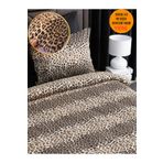 Sheri Home Tekstil Mocha Leo Tek Kişilik Nevresim Takımı 889221969488