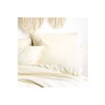 Sheri Home Tekstil Naturel 2 Li Yastik Kilifi 100 Organik Pamuk Cotton White