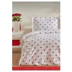 Sheri Home Yeni Kırmızı Kalpli Çift Kişilik 1 Adet Nevresim (YORGAN KILIFI) %100 Pamuktse889221969488