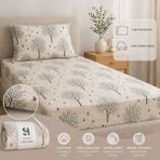 Sheri Home Yeni Lastikli Çarşaflı Tek Kişilik Nevresim Takımı SWEETHEARTMODELSZ8889221 - Siyah - Beyaz - 160 x 225 cm